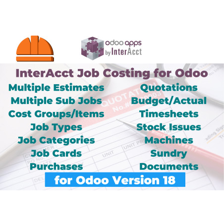 InterAcct Job Costing for Odoo - version 18